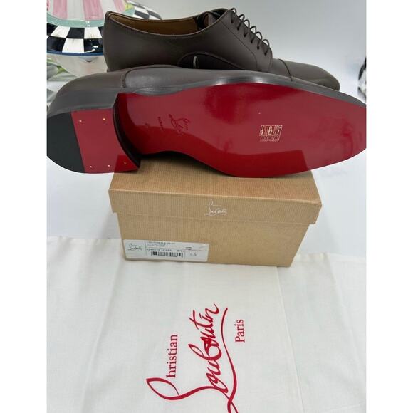 Men\'s Christian Louboutin CORTOMALE lace up Oxford size 45 made in Italy main image 8
